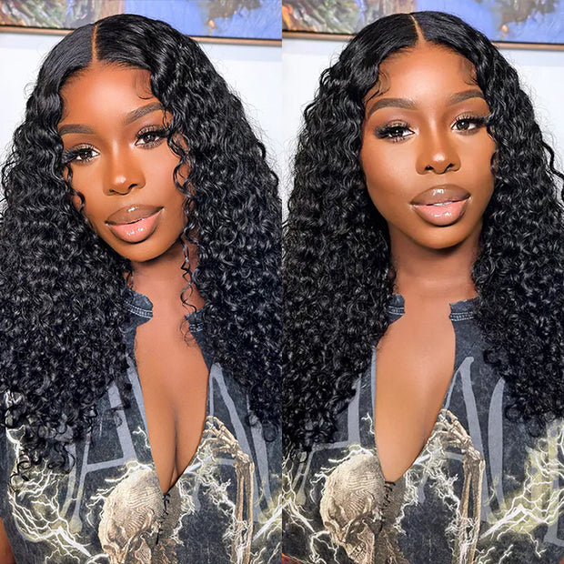 2 Wigs Set | 13x4 HD Lace Frontal Wig & M1b/27 Blonde Highlight 5x5 HD Lace Human Hair Wig