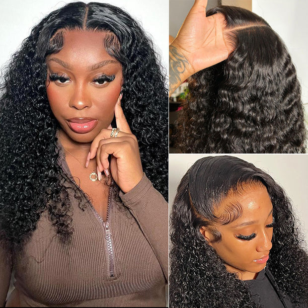 2 Wigs Set | 13x4 HD Lace Frontal Wig & M1b/27 Blonde Highlight 5x5 HD Lace Human Hair Wig