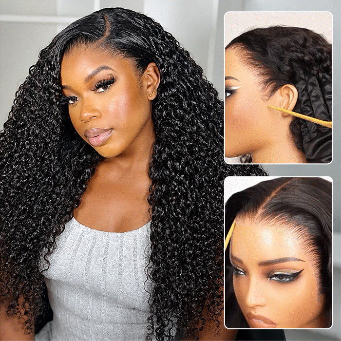 curly 13x4 hd lace front wig
