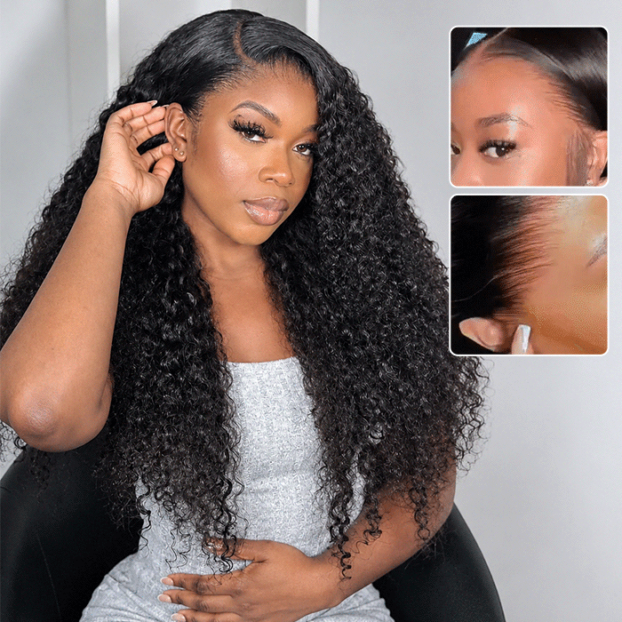 Curly Wig 13x6 Real Ear To Ear Lace Frontal Pre-All Wig Pre-Cut Lace Frontal Super Secure Wig