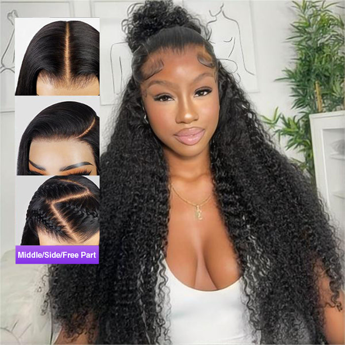 Ear To Ear 13x4 HD Lace Front Straight Wig Pre Cut & Plucked & Bleached Real Glueless Wig