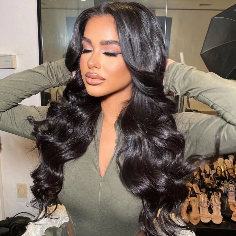 Face-Framing Curtain Bangs Body Wave Glueless 8×5 Pre-Cut HD Lace Wig Human Hair Wig With Layers Ship in 24H