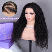Ready & Go Glueless Wigs 8x5 Pre Cut Lace Closure Curly Human Hair Wigs