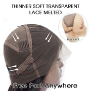 Full Lace Braided Wigs HD Lace Human Hair Goddess Braids Styles 280% Density For Sale