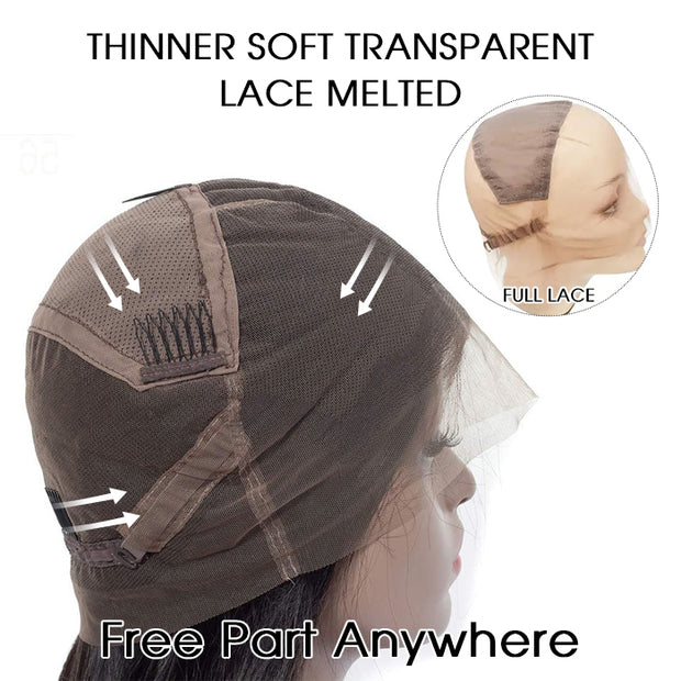 Full Lace Braided Wigs HD Lace Human Hair Goddess Braids Styles 280% Density For Sale