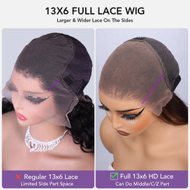 13x6 HD Lace Front Wig 99J Burgundy Colored Human Hair Wigs with Pre Plucked Hairline