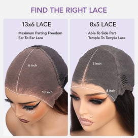 #4 Chocolate Brown 13x4 HD Lace Front Wigs Human Hair Wigs For Women Pre Plucked 220% Density