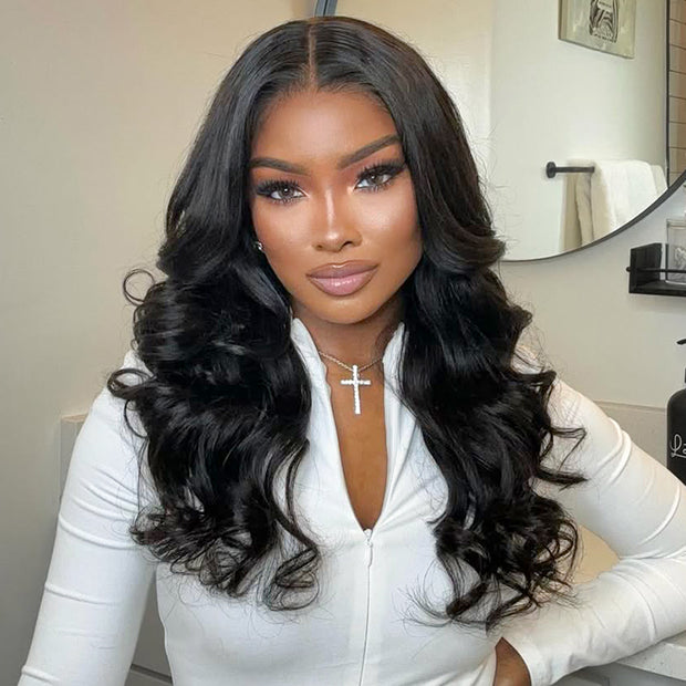 24inch=$159 Glueless Body Wave Wig 8x5 Closure HD Lace Wig  display picture 3