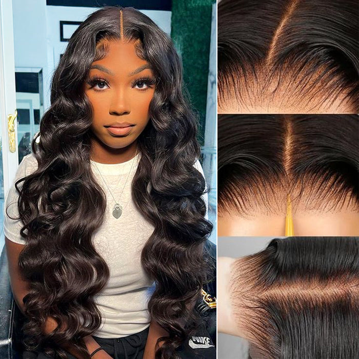 2Wigs 28inch] Loose Body Wave & Deep Wave Big Parting HD  display picture 3