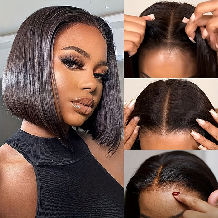 16 Inch Curly/Body Wave/Straight Lob Wig | Long Bob Human Hair Wig ...