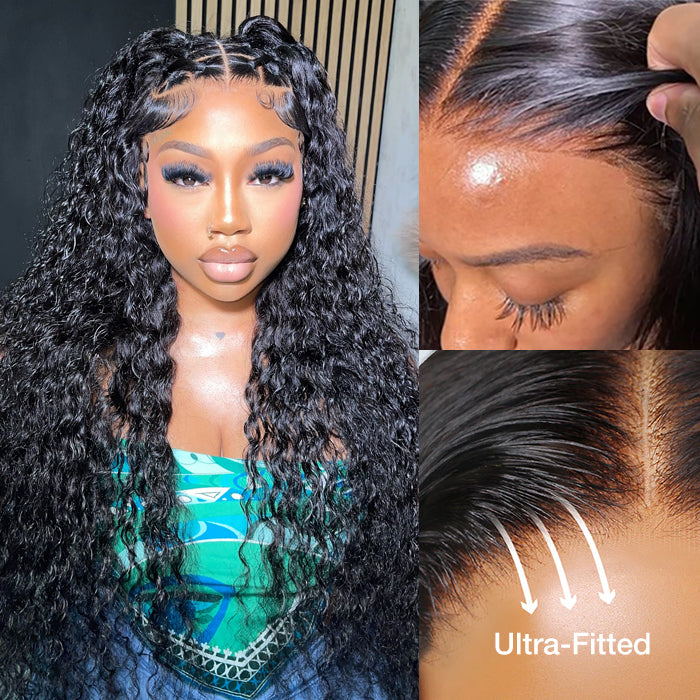 Water wave closure wig Bold Beauty Hair Water Wave HD Lace 5X5 Closure Wig @ $325.00 main image 4