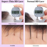 Widow's Peak M Hairline 13x6 HD Lace Front Wig Straight Brazilian Human Hair