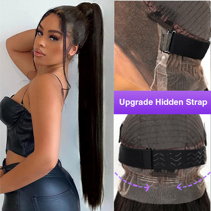 Hermosa Upgrade Glueless Put On And Go Hidden Strap Snug Fit 360 Pre-Cut Lace Frontal Wig