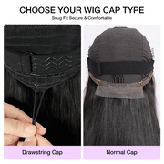 13x6 Full Lace Frontal Pre-Styled Loose Body Wave Wigs With Curtain Bangs Human Hair Pre Bleached Brailian Wigs For Women