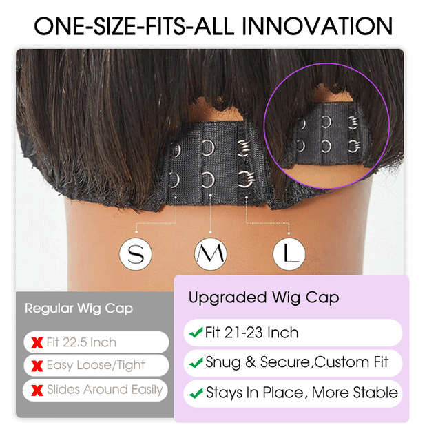 #4 Chocolate Brown Color Glueless Ready & Go Wig 8*5 Pre Cut HD Lace Closure Wigs