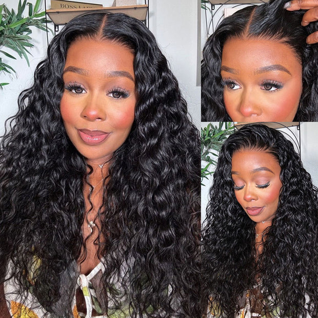 Water Wave 13x6 Skinlike Real HD Lace Frontal Wig Glueless  display picture 1