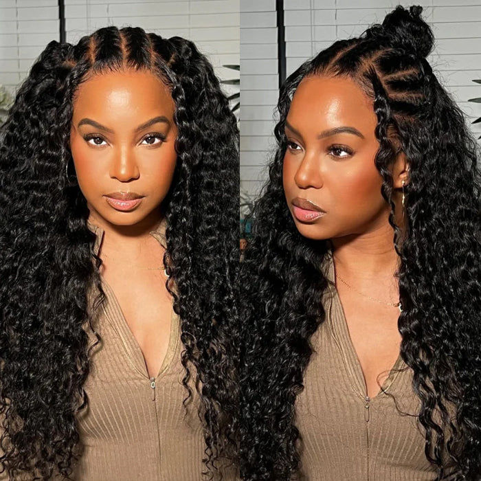 Ear To Ear 13x4 HD Lace Front Straight Wig Pre Cut & Plucked & Bleached Real Glueless Wig