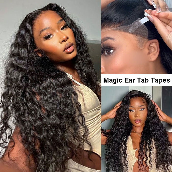 Ear To Ear 13x4 HD Lace Front Straight Wig Pre Cut & Plucked & Bleached Real Glueless Wig