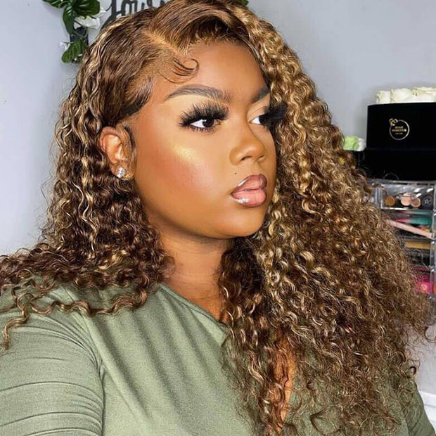 Highlight Put on go® Glueless Wig Pre Cut 4x4 HD Lace Closure Wig Beginner Friendly