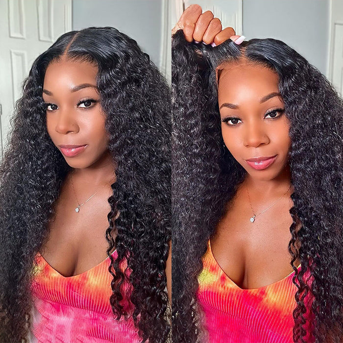 Knot Bleaching | Glueless Wear & Go Wigs 8x5 Pre Cut HD Lace Closure Wigs with Pre Plucked Hairline