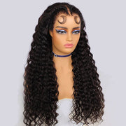Butterfly Braids Wig Deep Wave 13x6 HD Lace Frontal Wig Pre Styled Pre Plucked