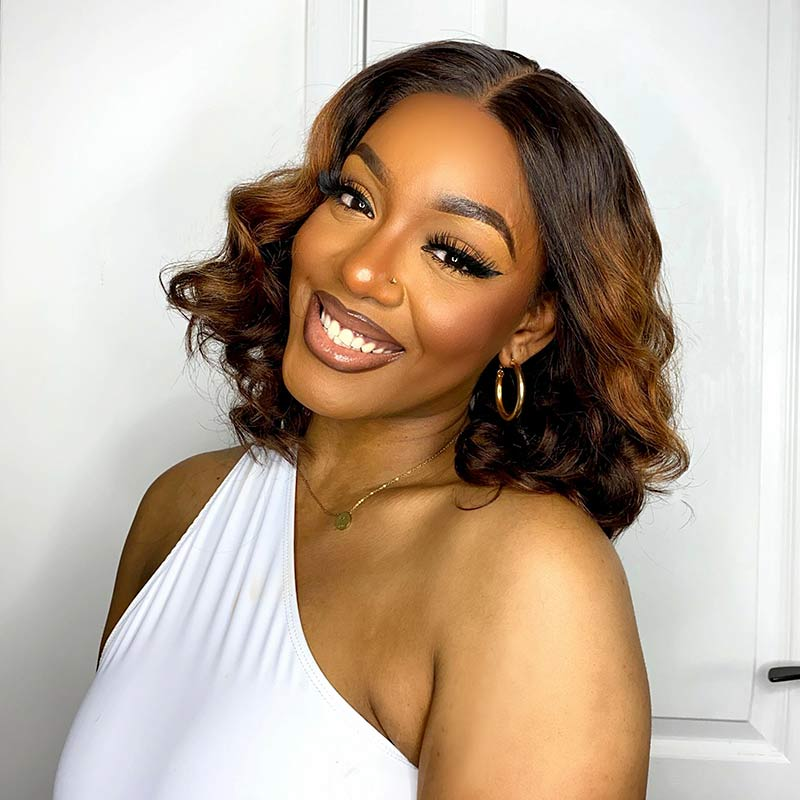 tab/30 ombre bob lace front wig