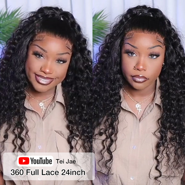 Hermosa Hair Full Lace Part Anywhere Body Wave Straight Deep Wave