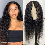 Beginnger Friendly Glueless V Part Human Hair Wigs No Leave Out Easy Install