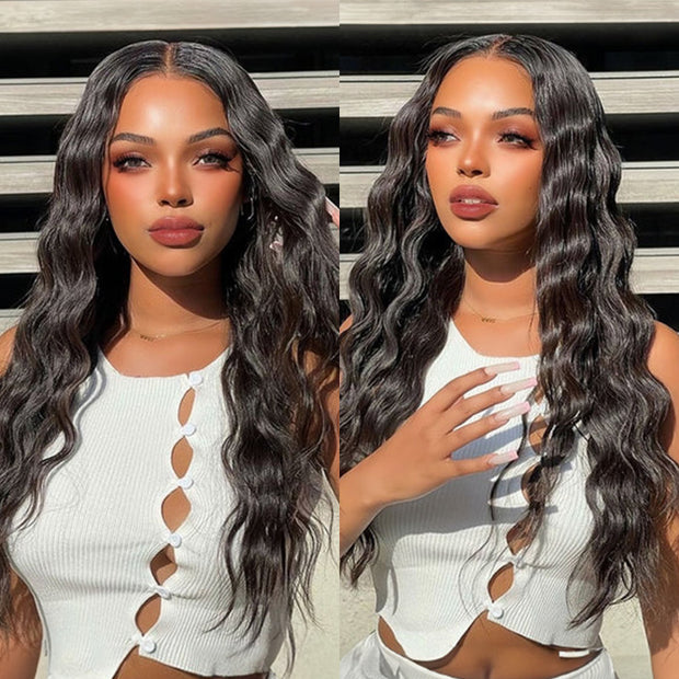 Hermosa 13x4 Human Hair HD Lace Front Wigs Loose Deep Wave 5x5 Glueless Wig