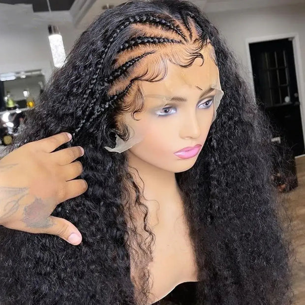 glueless curly 13x6 full lace frontal wig