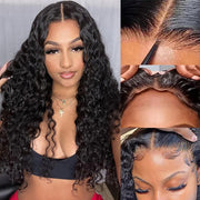 Pre Everything | Glueless Wig Deep Wave 8x5 Closure HD Lace 100% Human Hair Wig Ready To Go