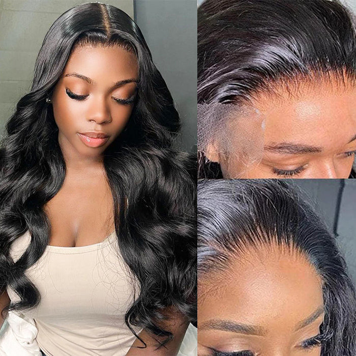 Beginnger-Friendly 4x4 HD Lace Closure Wigs Human Hair Pre Bleached & Pre Plucked | Large & Small Cap Size