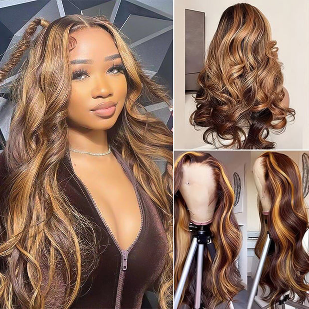 +$9.9 Get A Wig | Loose Body Wave Drawstring 13x4 HD Lace Front Wigs Virgin Human Hair Pre-Cut Lace 220% Density