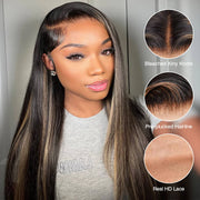 Flash Sale $119 For 13x4 HD Lace  Front Wigs Human Hair Lace Frontal Colored Wigs