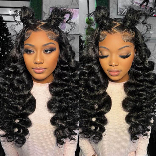 Loose Wave Glueless Wigs Human Hair Pre Cut 4x4 5x5 8x5 HD Lace Closure Wigs for Beginners