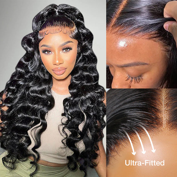 Loose Wave Glueless Wigs Human Hair Pre Cut 4x4 5x5 8x5 HD Lace Closure Wigs for Beginners