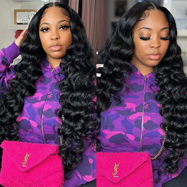 loose wave wear and go glueless wig