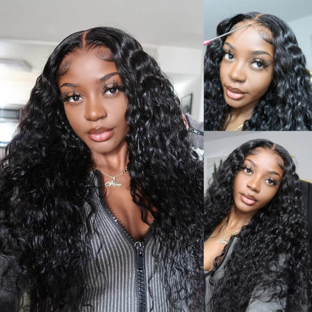 2Wigs = $189 | Highlight Straight Wig + Deep Wave Closure Wig