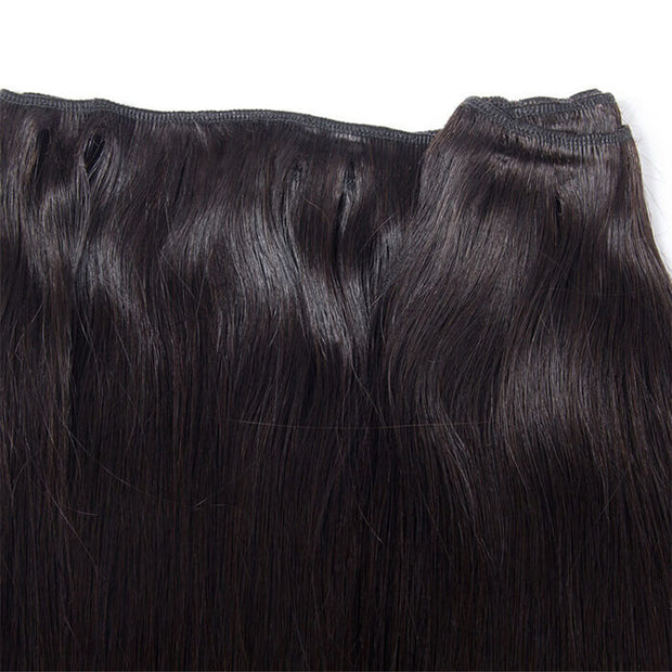 Peruvian Straight Hair 3/4 Bundle Deals Unprocessed Virgin Human Hair Extensions In Stock