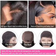 Straight/Body Wave Glueless Wigs 13*4 Lace Front Wig | HD Lace Wig