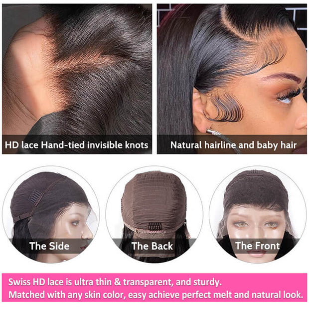 Straight/Body Wave Glueless Wigs 13*4 Lace Front Wig | HD Lace Wig