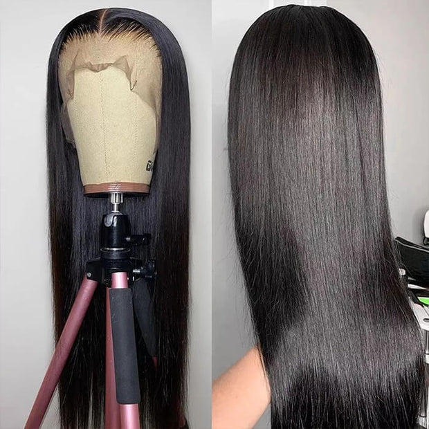 Straight Hair Wigs 4x4 HD Lace Closure Wigs and 13x5x1 T Part Lace Human Hair Wigs