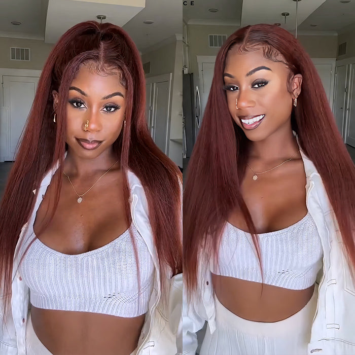 Kinky Straight Wig | Kinky Straight Human Hair Wigs | Headband Wig