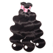 Malaysian Body Wave 4 Bundles With 4x4 Lace Closure Human Hair Closure With Bundle Deals
