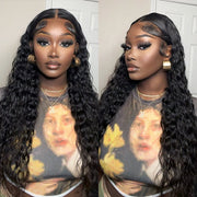 Water Wave Hair 13*4 HD Lace Front Wigs Glueless Transparent Lace Wig Pre-plucked Hairline