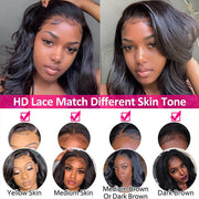 Skin Melt HD Lace Wigs 13*6 Lace Frontal Wigs Glueless Human Hair Wigs