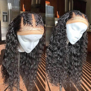 Water Wave Lace Frontal Wigs 100% High Quality Virgin Human Hair Wigs 150% Density