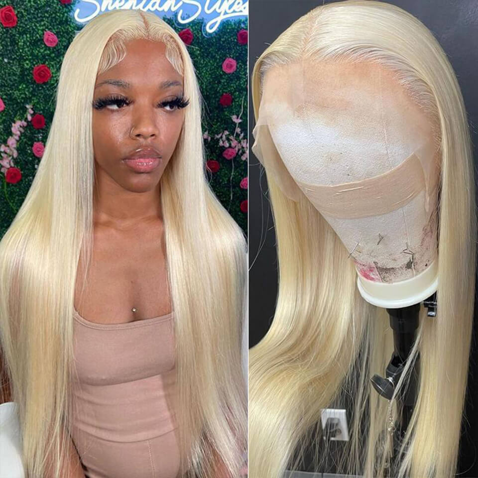 613 blonde straight wig