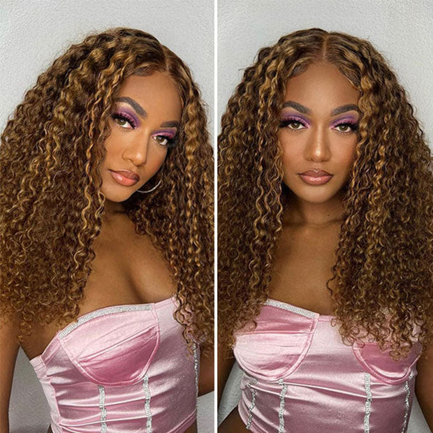 Highlight Put on go® Glueless Wig Pre Cut 4x4 HD Lace Closure Wig Beginner Friendly