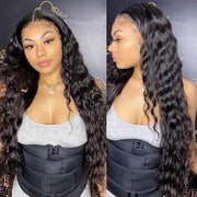 Loose Deep Wave Lace Front Wigs Human Hair 5*5/13*4/13*6 HD Lace Glueless Crimped Wig with Pre Plucked